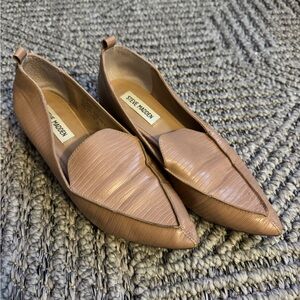 Steve Madden Women's Brown Textured Loafers